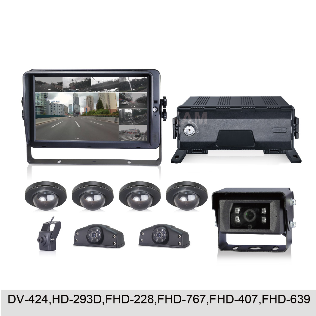 8 CH 1080P Vehicle Mobile Digital Video Recorder System