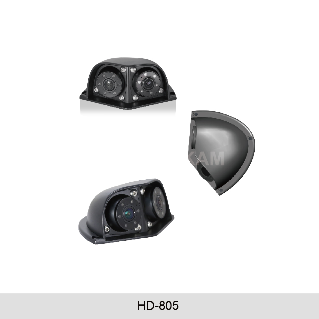 720P Vehicle Dual Lens Side Camera