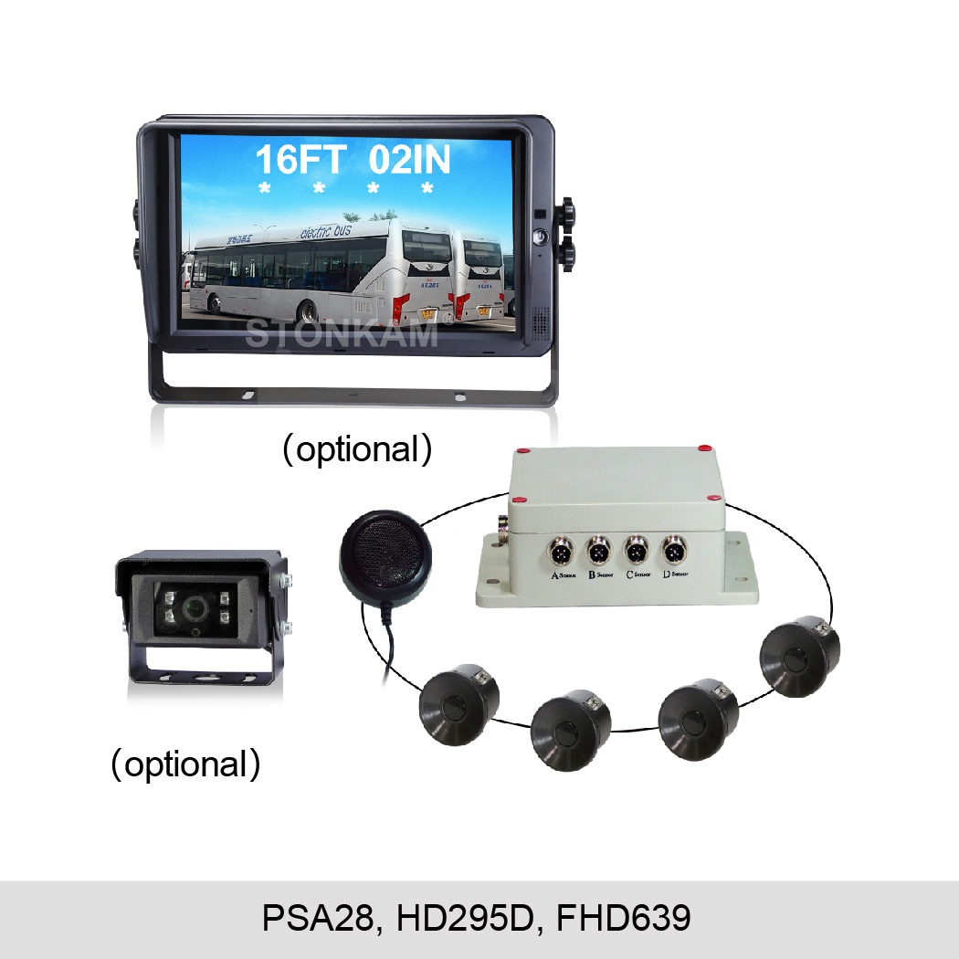1080P Visual and Ultrasonic Reversing Radar System