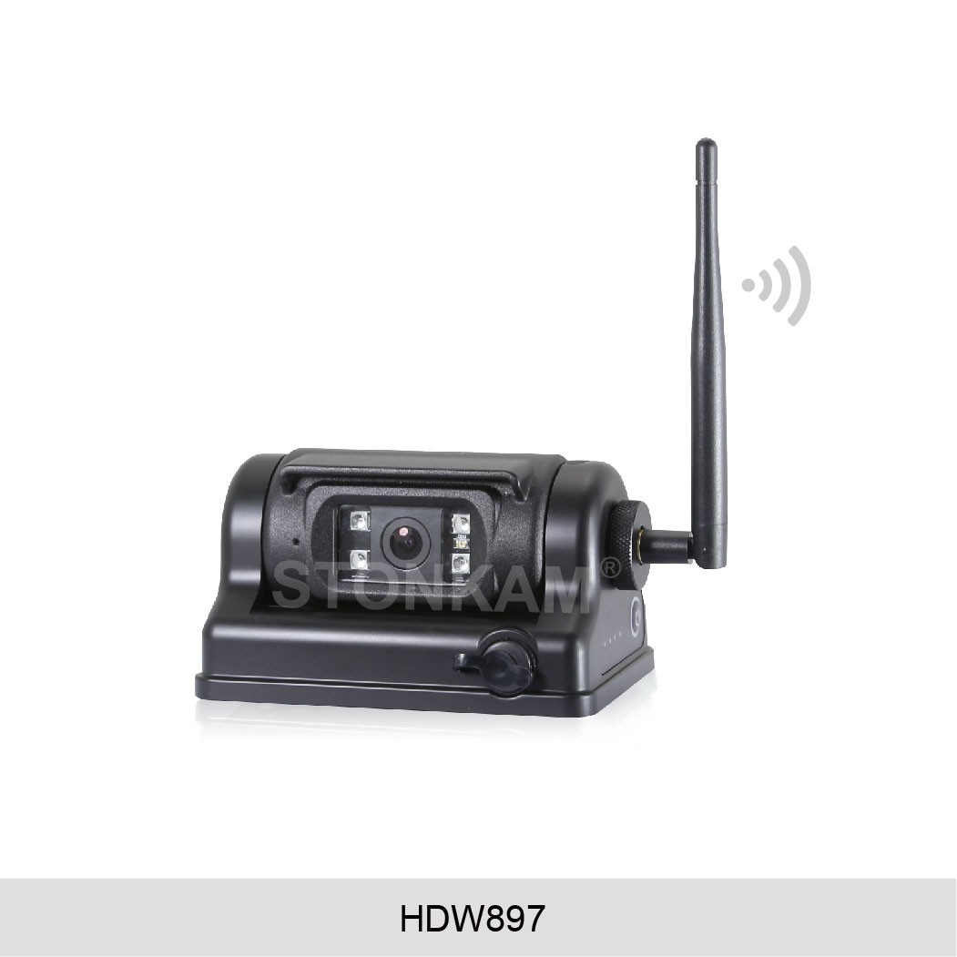 1080P vehicle wireless camera with built-in rechargeable battery and magnet base