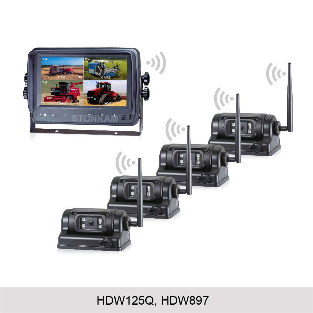 Waterproof 7 inch HD digital wireless monitor system
