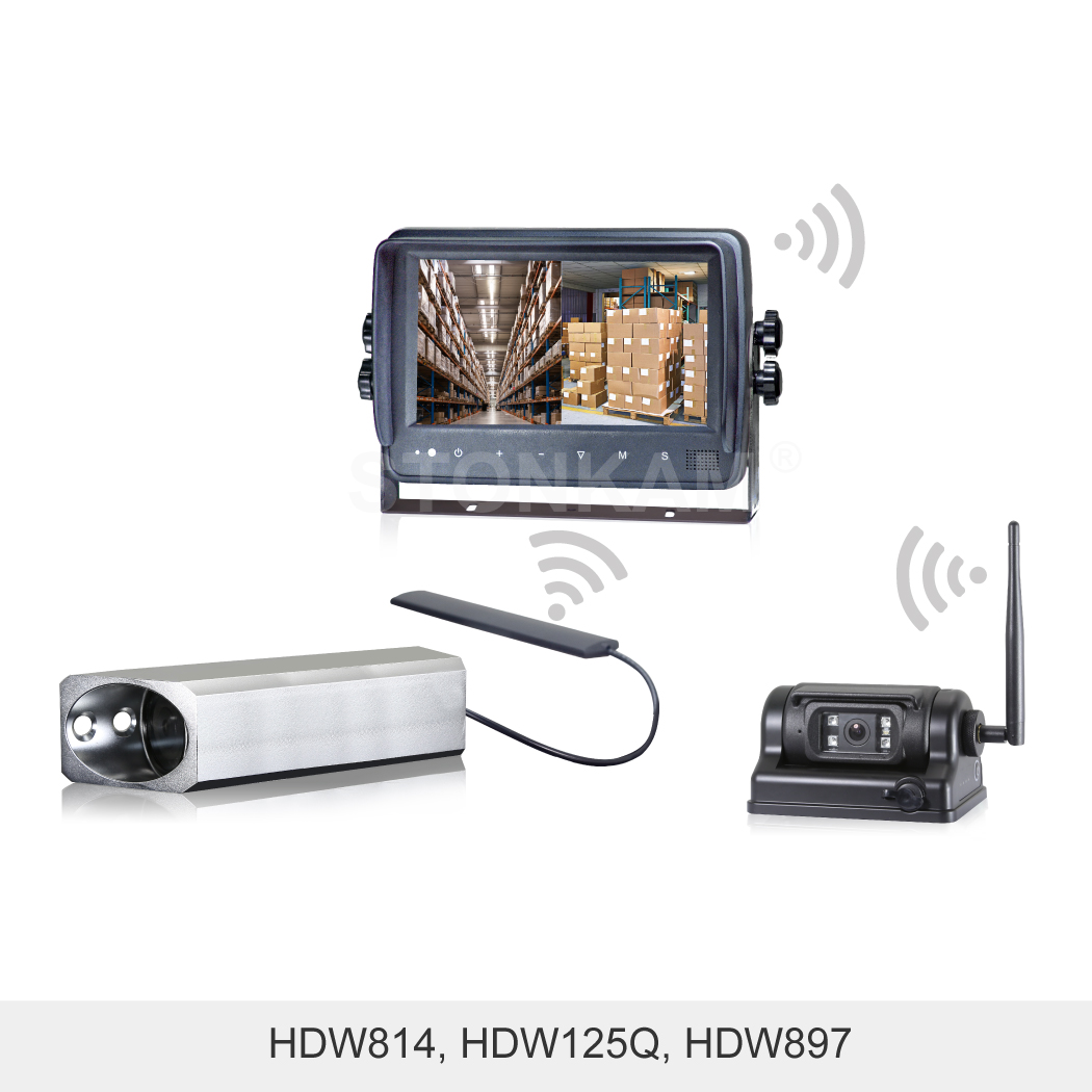 7-inch high-definition digital wireless forklift monitoring system
