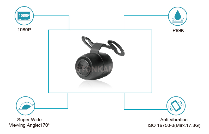 waterproof vehicle camera
