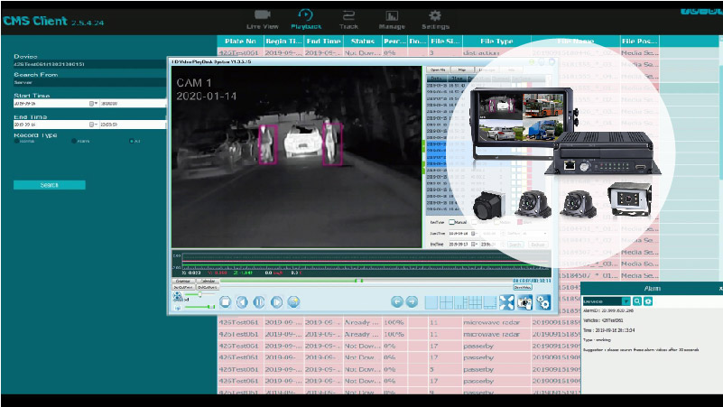 Vehicle Infrared Thermal Camera