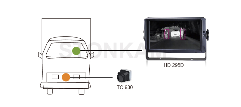 Vehicle-use IR night vision system