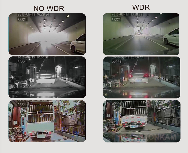 vehicle dual camera with WDR
